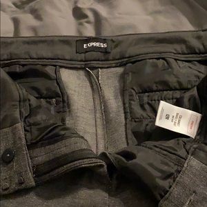 Express columnist barely boot mid rise dress pant